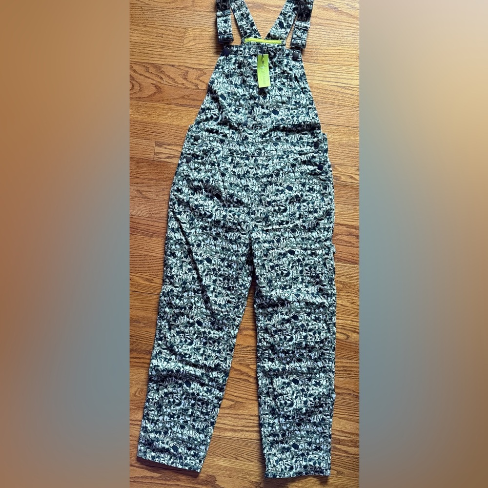 Wildfang camo overalls